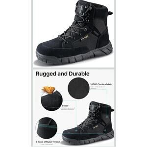 Hiking Work Women's Size 6.5 Tactical Boots Lightweight Waterproof Military